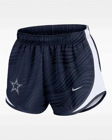 Женские шорты Nike Dallas Cowboys Tempo Dri-FIT, темно-синие