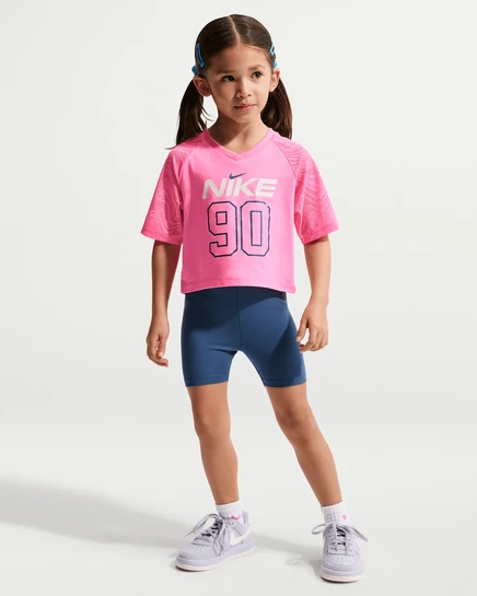 Комплект Nike Dri-FIT Easy Breezy для девочек, темно-синий