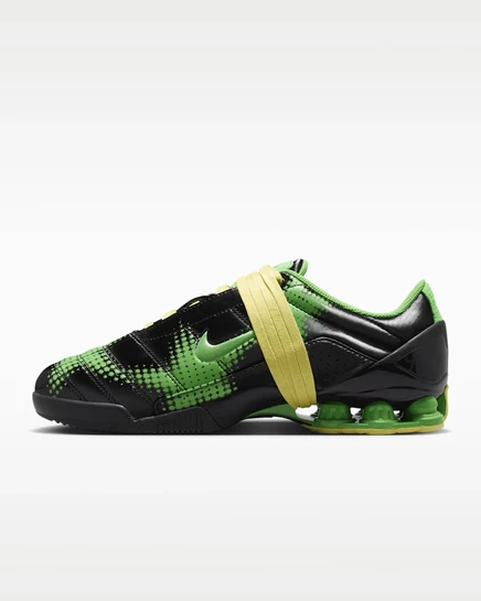 Женские кроссовки Nike Total90 Shox Magia, черные/желтые/зеленые