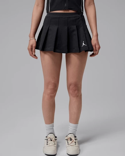 Jordan Brooklyn Women's Pleated Skirt black/white