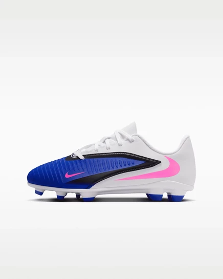 Детские бутсы Nike Phantom 6 Club, синие/белые/розовые
