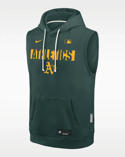 Мужской безрукавный худи Nike Standard Issue Dri-FIT, зеленый