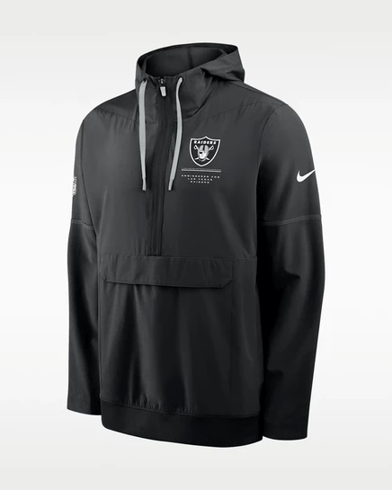 Мужской анорак Nike Las Vegas Raiders Sideline, черный