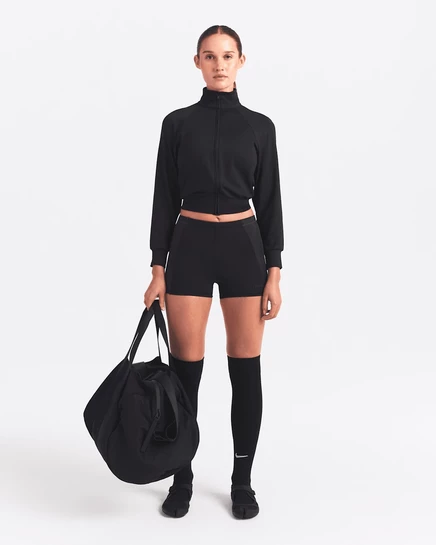 Женские шорты NikeSKIMS Matte Shine Mix 2″, черные/темно-серые