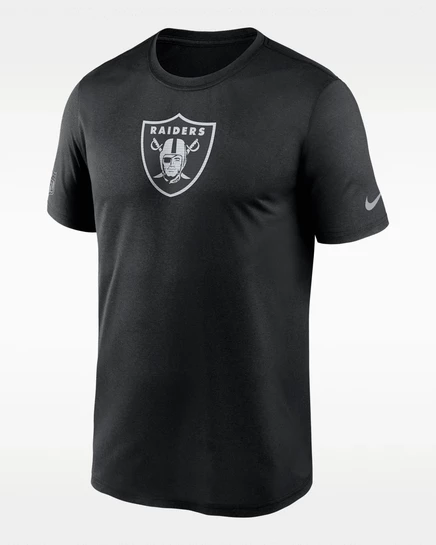 Мужская футболка Nike Las Vegas Raiders Team Issue Legend, черная