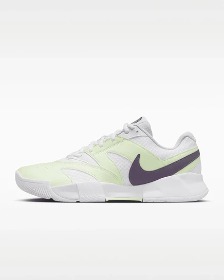 Мужские теннисные кроссовки Nike Court Lite 4, бело‑volt