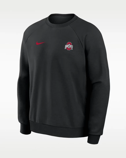 Мужской свитшот Nike Ohio State Dri-FIT, черный