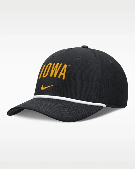 Мужская кепка Nike Iowa Primetime Rise Campus, черная