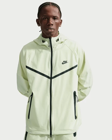 Мужская ветровка Nike Tech Windrunner, лаймово-черная