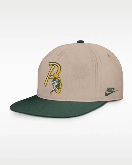 Мужская кепка Nike Green Bay Packers Rewind Pro, бежевая