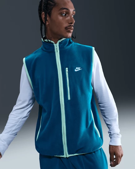 Мужской утепленный жилет Nike Sportswear Club Therma-FIT, зеленый