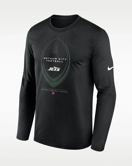 Мужской лонгслив Nike Jets Legend Icon, черный