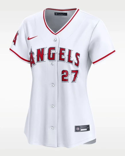 Женская джерси Nike Mike Trout Dri-FIT ADV MLB, белая