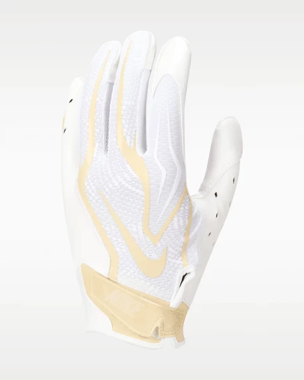 Унисекс перчатки футбольные Nike Vapor Jet 9.0, белые/золотые