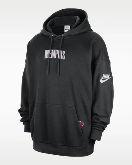Мужское худи Nike Memphis Grizzlies Hardwood Classics, черное