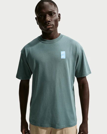 Мужская футболка Nike для гольфа, минерально-серая