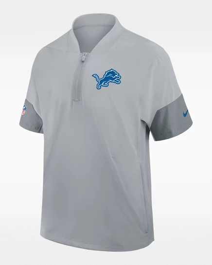 Мужская куртка nike sideline coach 1/2-zip, серая