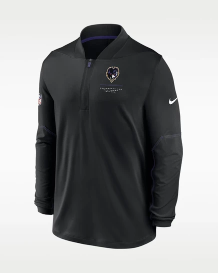Мужская олимпийка Nike Baltimore Ravens, черная
