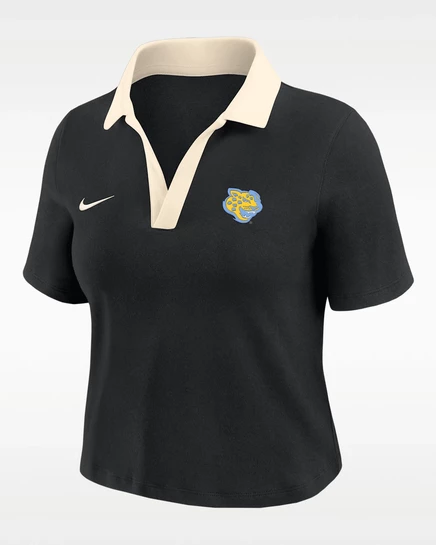 Женская укороченная поло Nike Southern University, черная