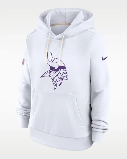Женская худи Nike Minnesota Vikings Alt Dri-FIT, белая