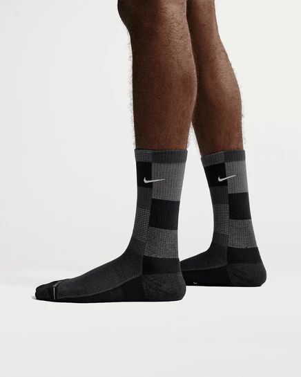 Унисекс-носки Nike Everyday Elevated, черно-серые
