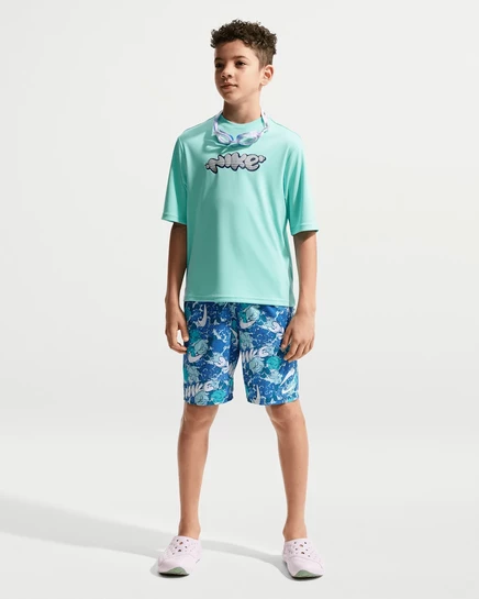 Мальчиковые плавательные шорты Nike Swim Breaker 7″, голубые