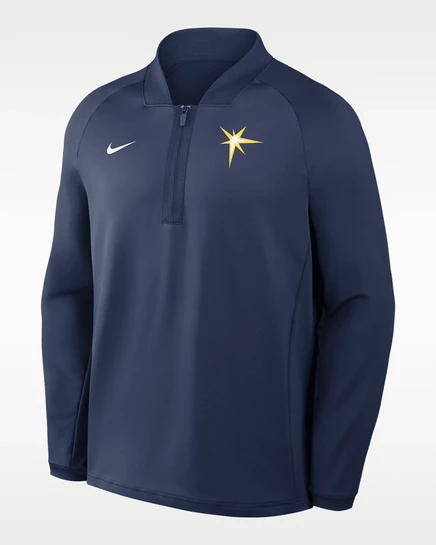 Мужская толстовка Nike Tampa Bay Rays Dri-FIT, тёмно-синяя