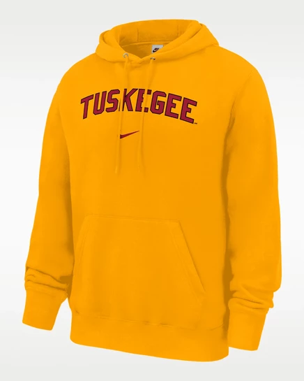 Мужское худи Nike Tuskegee Club Fleece, золотое