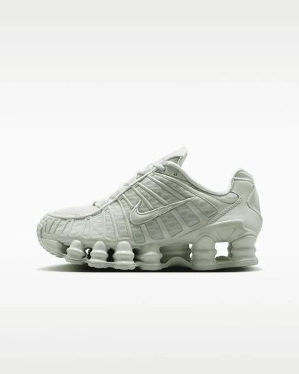 Детские кроссовки Nike Shox TL с технологией Nike Shox, зеленые