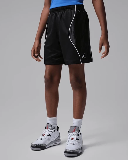 Шорты для мальчиков Jordan Sport Dri-FIT, черно-кремовые