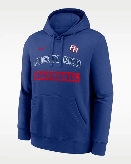 Мужское худи Nike Puerto Rico 2026, синее
