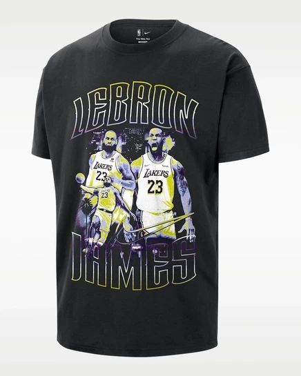 Мужская футболка Nike LeBron, черная