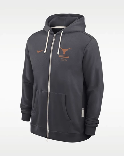 Мужское худи Nike Texas Sideline Dri-FIT, графитовое