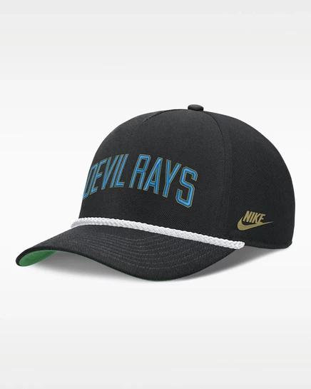 Мужская бейсболка Nike Tampa Bay Rays Rise, черная