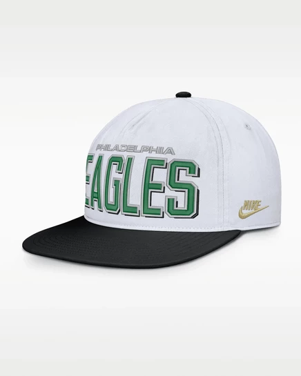 Мужская кепка Nike Pro Philadelphia Eagles регулируемая, белая