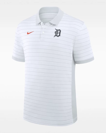 Мужское поло Nike Dri-FIT Striped Victory, белое