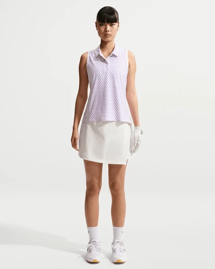 Женская юбка Nike Golf Club Dri-FIT, айвори/черная