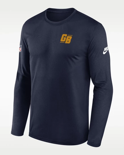 Мужской лонгслив Nike Green Bay Packers Alt Legend, синий