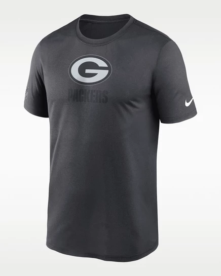 Мужская футболка Nike Packers Legend Dri-FIT, антрацитовая