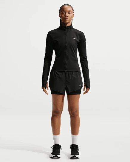 Женские 2-в-1 беговые шорты Nike Swift Dri-FIT, черные