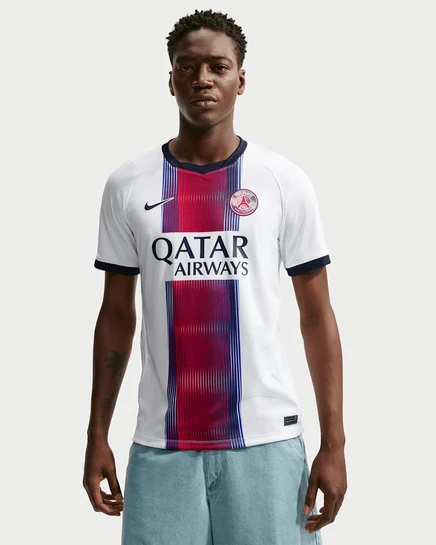 Футбольная майка Nike PSG Дембеле 2026/27, белая