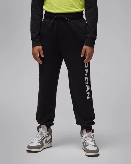 Детские флисовые штаны Jordan Essentials Baseline, черные