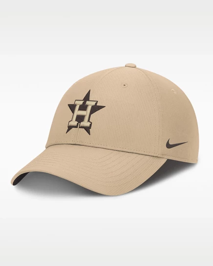Мужская кепка Nike Houston Astros Club, цвета хаки