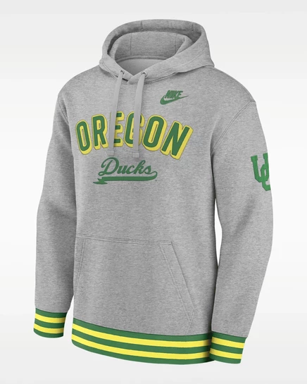 Мужская худи Nike Oregon Legacy Retro, тёмно-серый