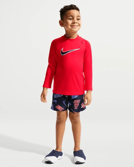 Купальный комплект для мальчиков Nike Swim, красно-сине-белый