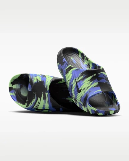 Мужские сланцы Nike ReactX Rejuven8 SE, черные/лайм/сапфир