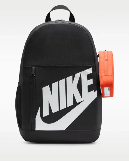 Детский рюкзак Nike Elemental 20 л, черно-оранжево-белый