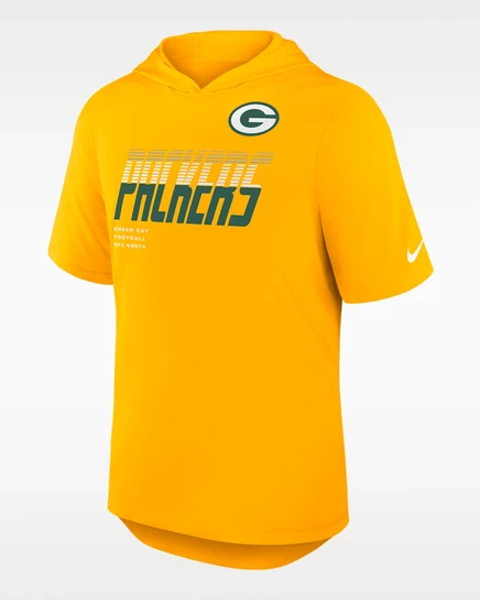 Мужская футболка Nike Packers Dri-FIT, золотая