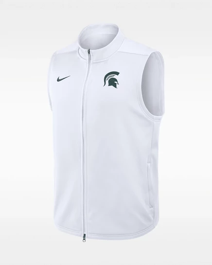 Мужской жилет Nike Michigan State Primetime, белый