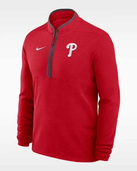 Мужской лонгслив Nike Phillies Victory Dri-FIT, красный